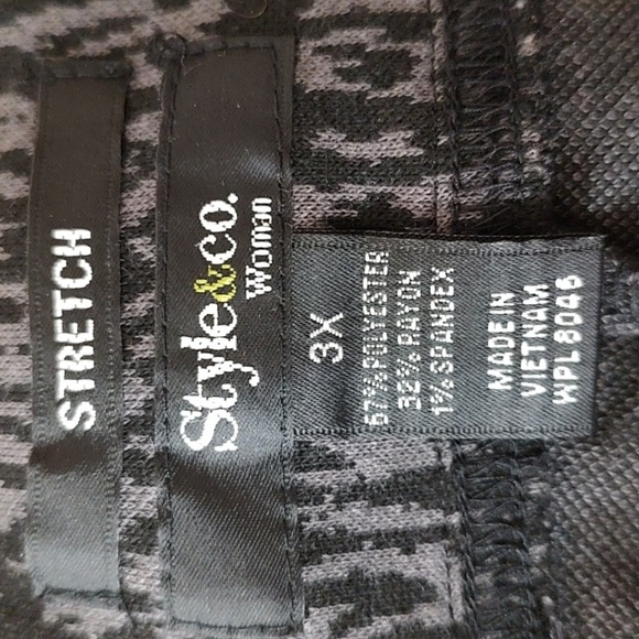 Style & Co Animal Print Skirt Size 3X - Picture 5 of 5